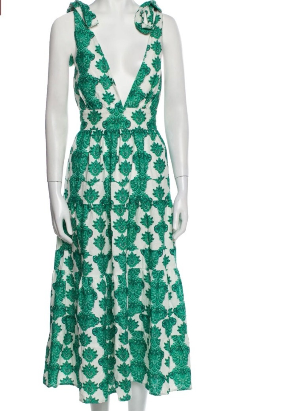 House of Harlow 1960 Tie-Shoulder Midi Dress